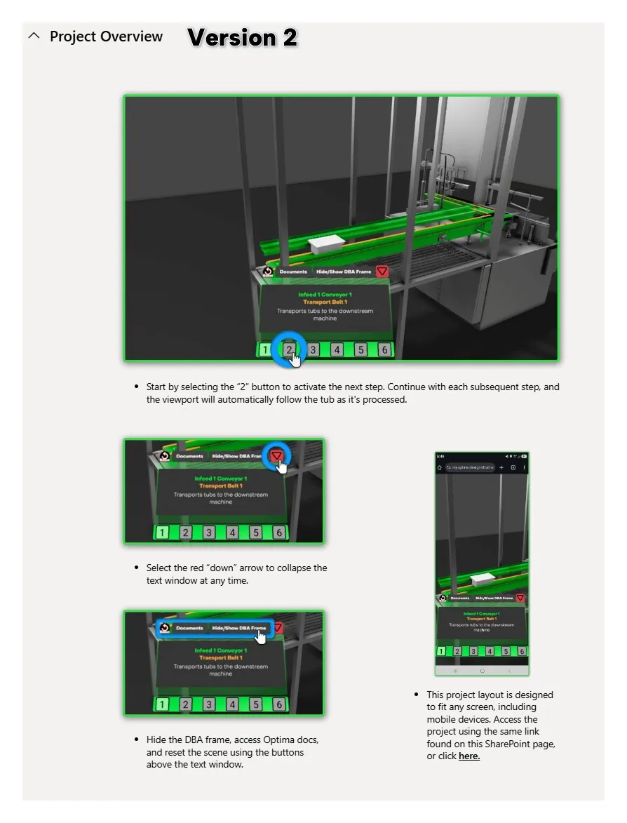 Project overview for the debagger trainer, version 2