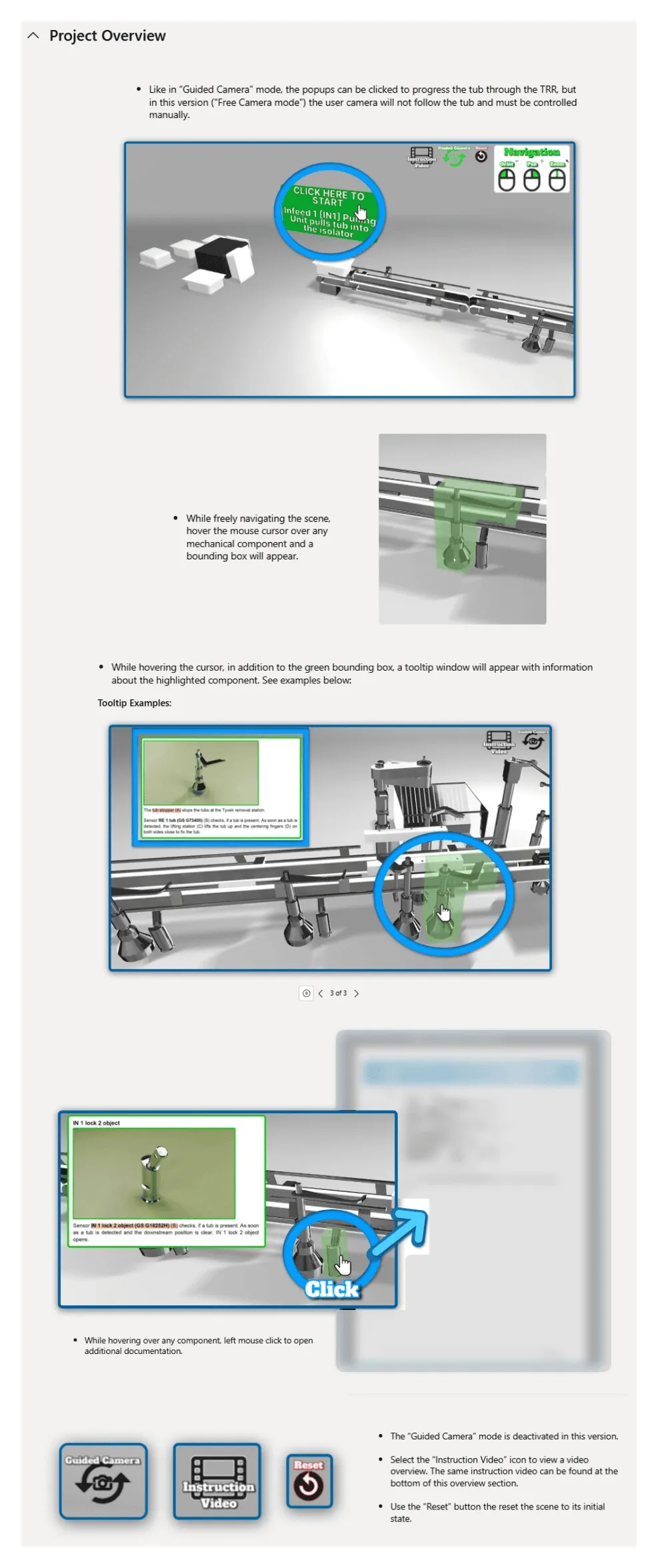 Project overview for the robot trainer, version 2